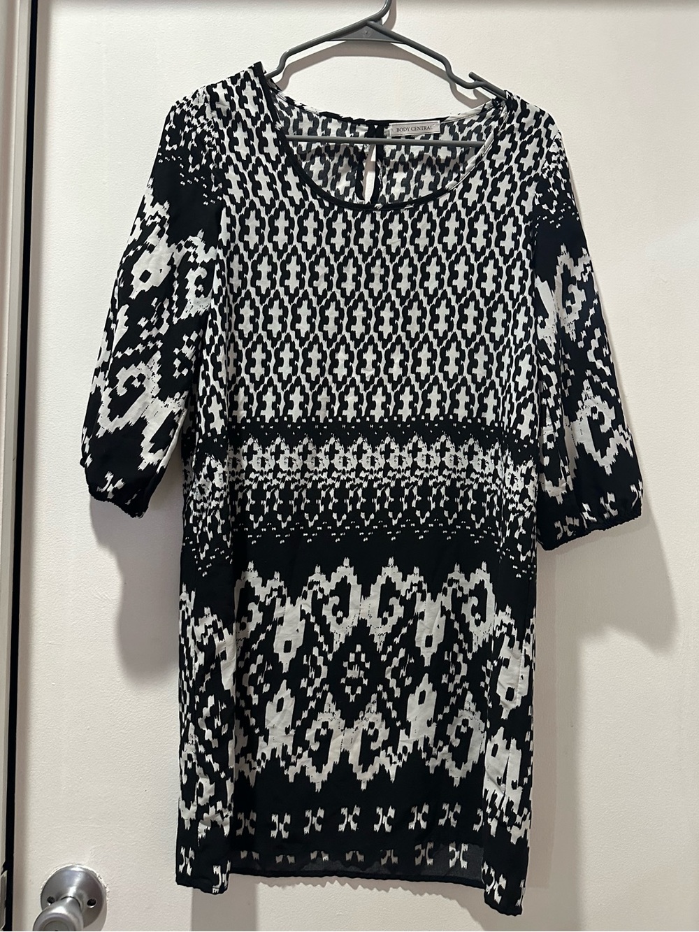 Body central Women Geometric Dress y2K